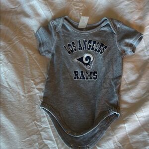 NFL Los Angeles Rams Gray Baby Bodysuit